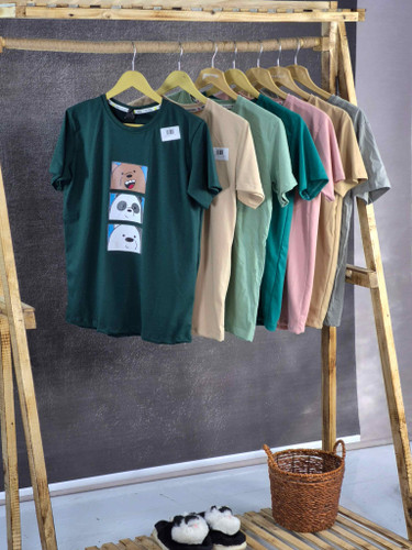 تیشرت تو خونه ای زنانه رنگی