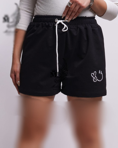 شورتک مشکی زنانه باشگاهی