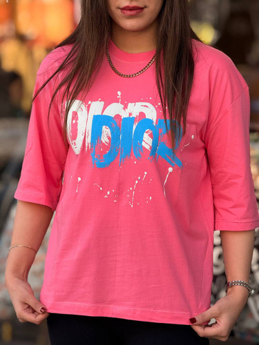 تیشرت مدل باکسی زنانه قواره لش