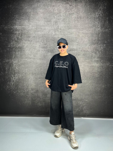 تیشرت قواره باکسی زنانه قواره آزاد