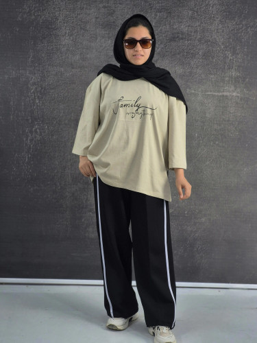 تیشرت باکسی زنانه قواره لش