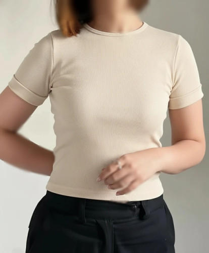 کراپ کبریتی زنانه قد48cm